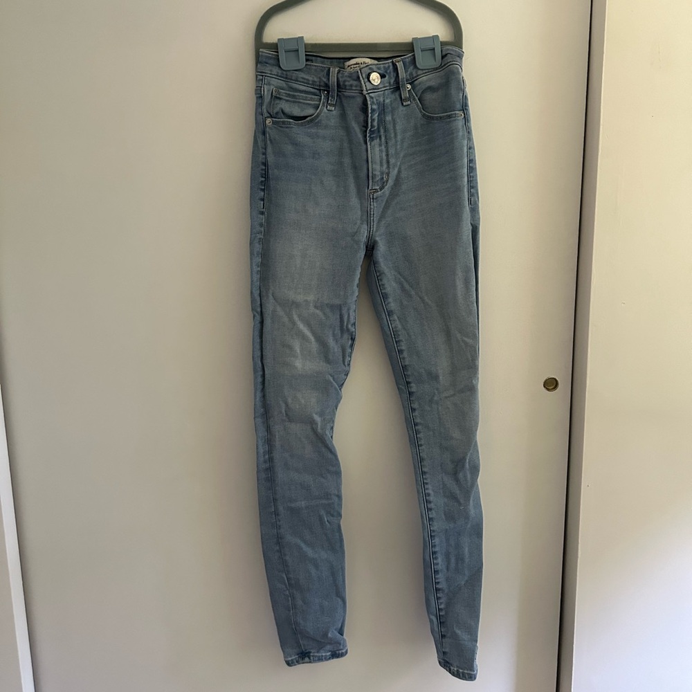 Abercrombie & Fitch Light Blue Skinny Jeans